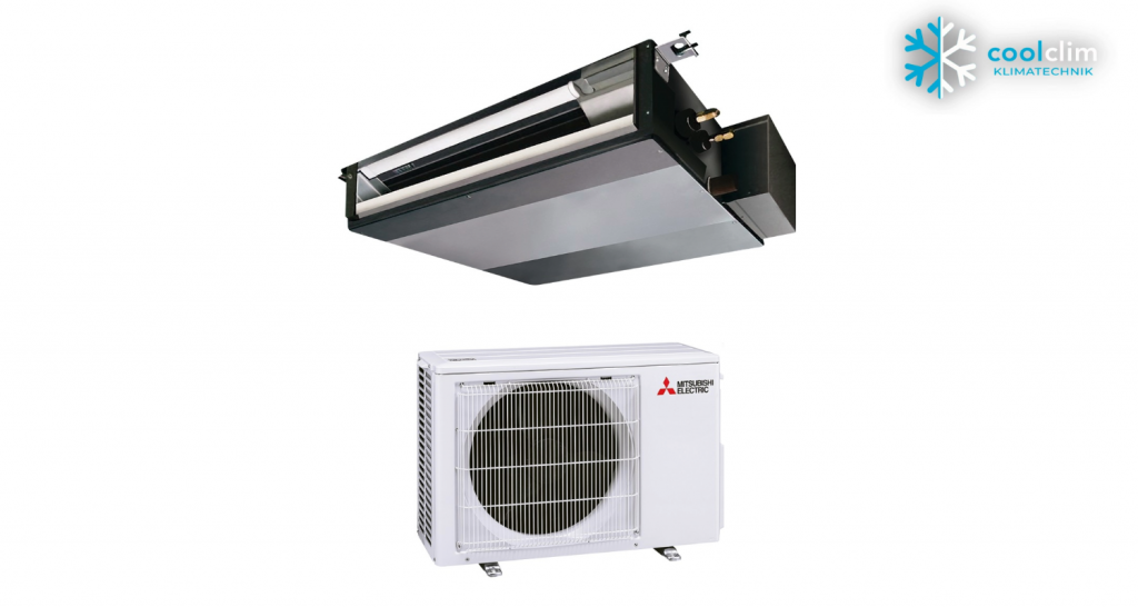 Mitsubishi Electric Set Kanalgerät 6,0 kW - SEZ-M60DA2 + SUZ-M60VA | für 1 Raum 60 - 65 m² | R32 Bild 1
